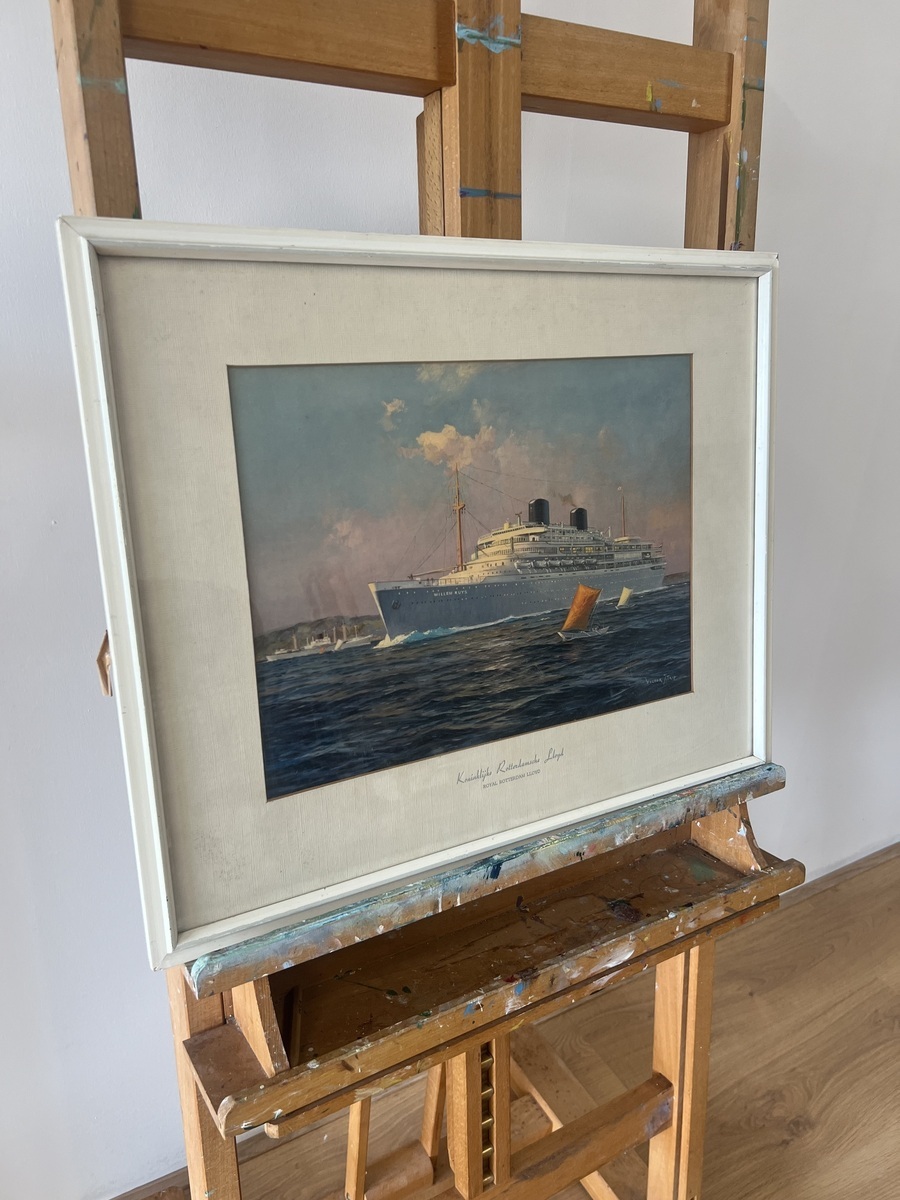 Vintage prent Willem Ruijs