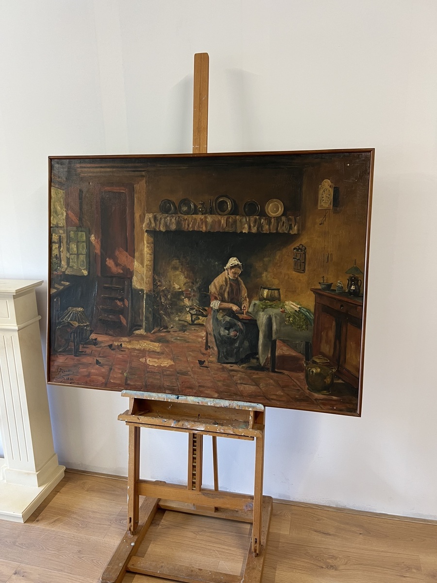 Schilderij “De Hollandse keuken” 1899