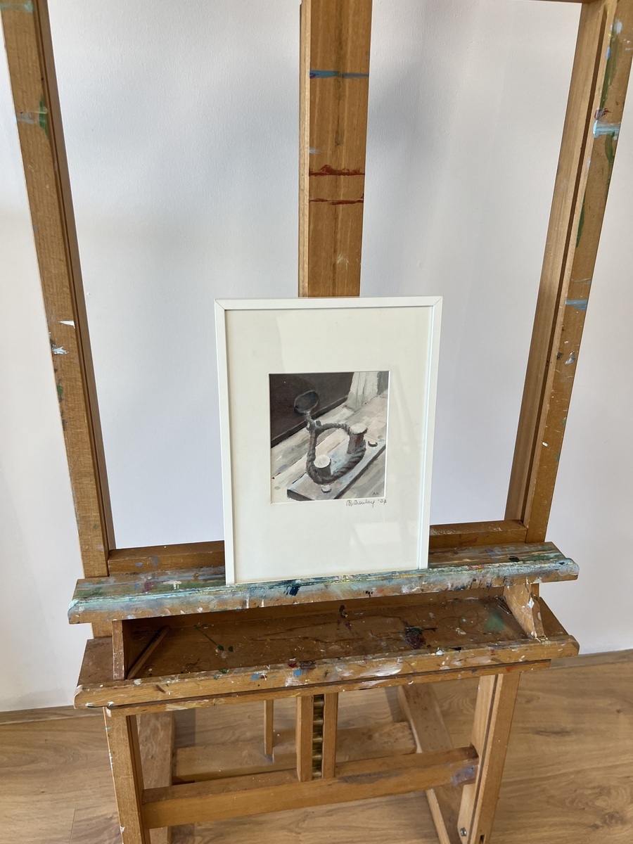 Aquarel met beting en tros 