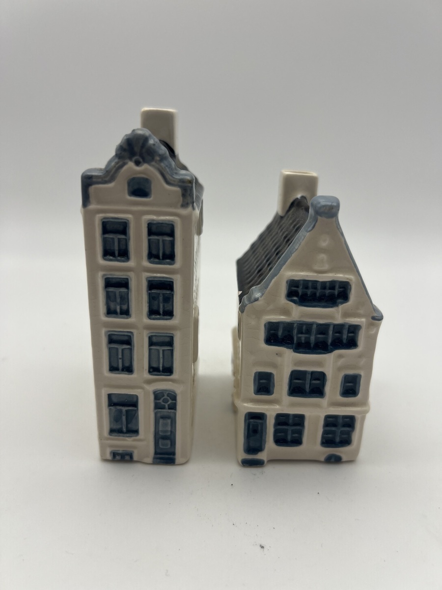 Royal Goedewaagen Blue Delft - Amsterdam Keizersgracht K106 & Herengracht H54.