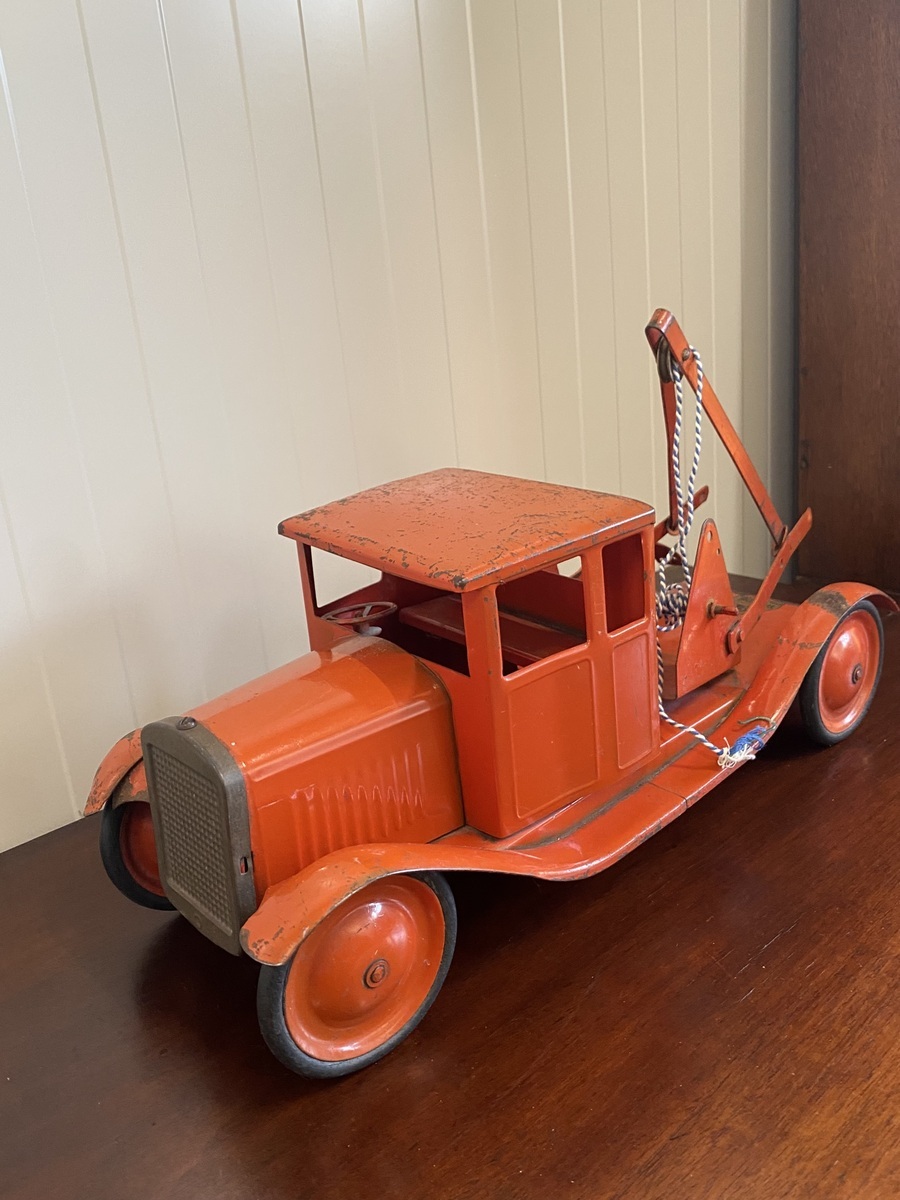 Vintage Tri-ang Toys Tow Truck / Takelwagen - Made in England, ca. jaren 50.
