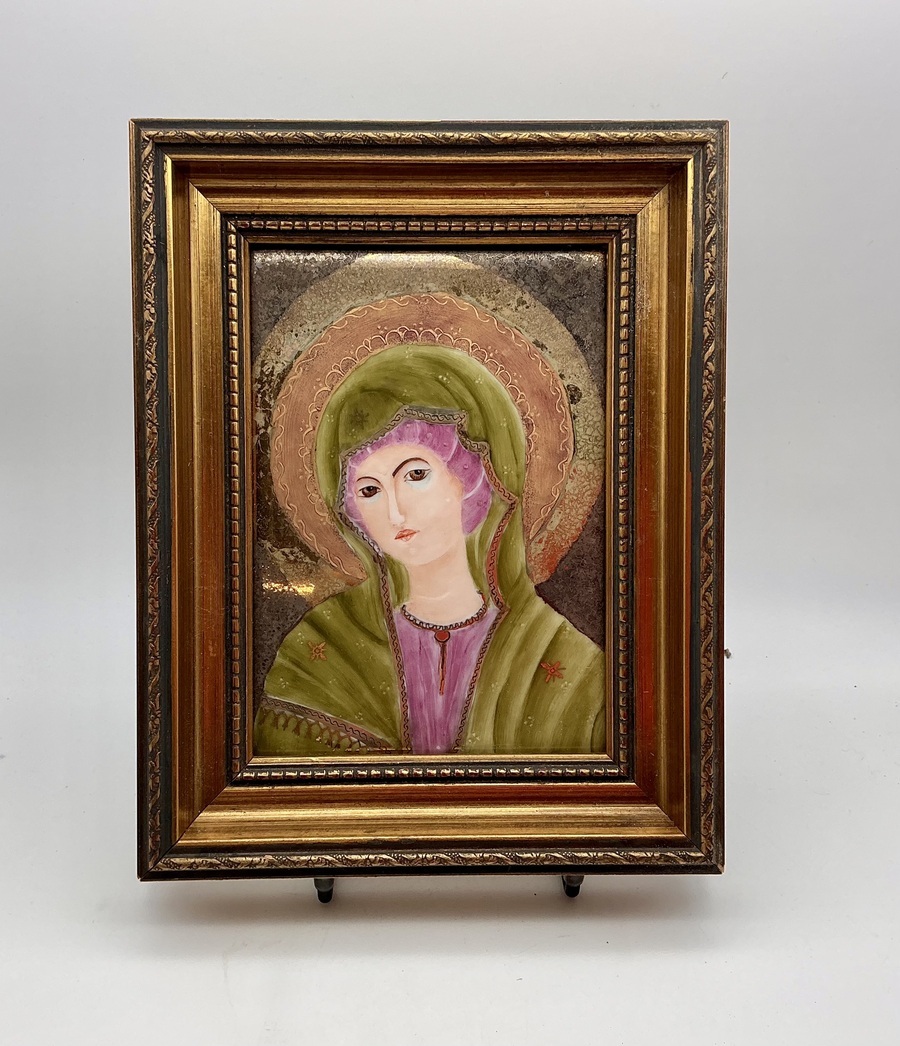 Handgeschilderde icoon “Moeder Gods”, 1992 – L.P. Knip-Feenstra