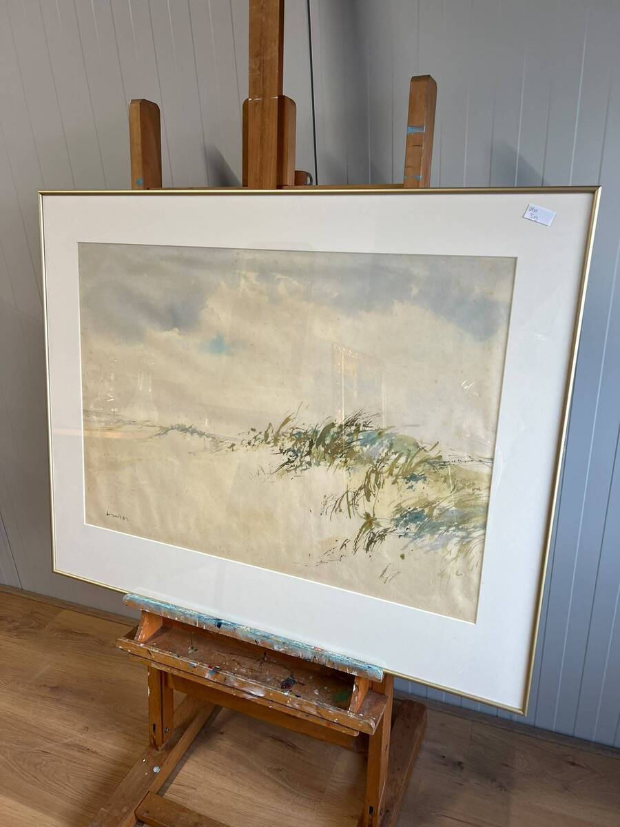E. Brandt – Duinlandschap met helmgras.