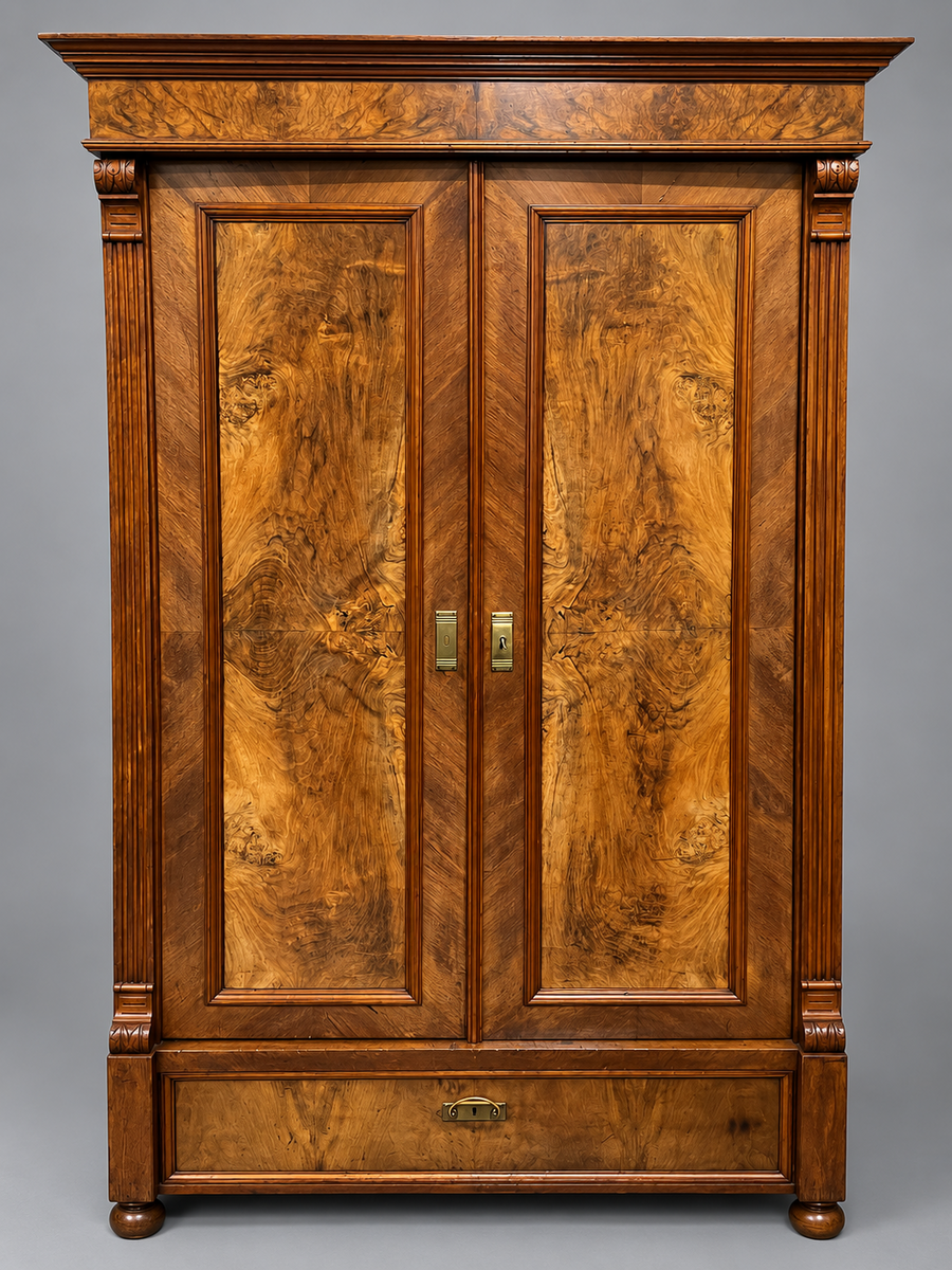 Antieke Biedermeier Kast